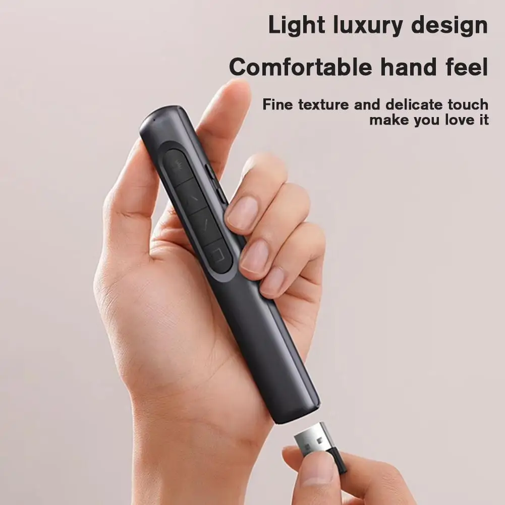 Беспроводной Презентер с дистанционным управлением USB проектор поворотная ручка