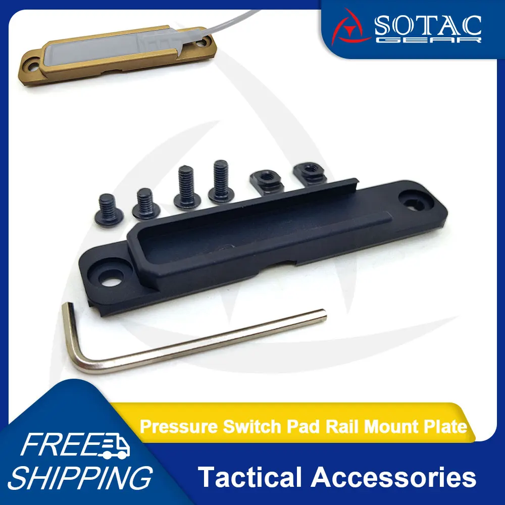 SOTAC GEAR алюминиевая тактическая планшетовая Накладка для крепления на рельсах с