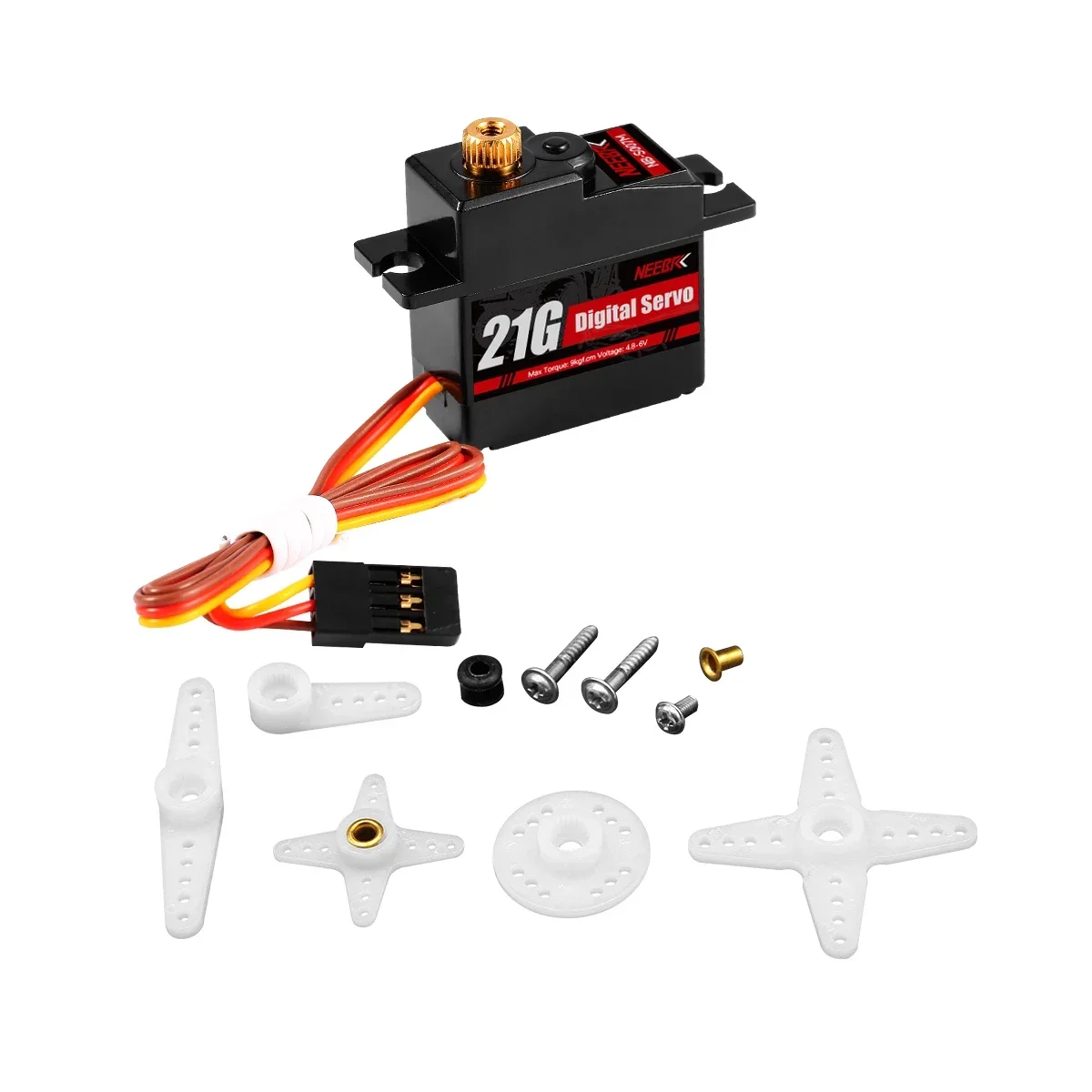Фото NEEBRC 2322 2600KV Двигатель AM32 45A ESC 12 кг 21G Сервопривод для 1/12 RC Car Crawler MN99S MN168 Модель Обновленный комплект питания №5
