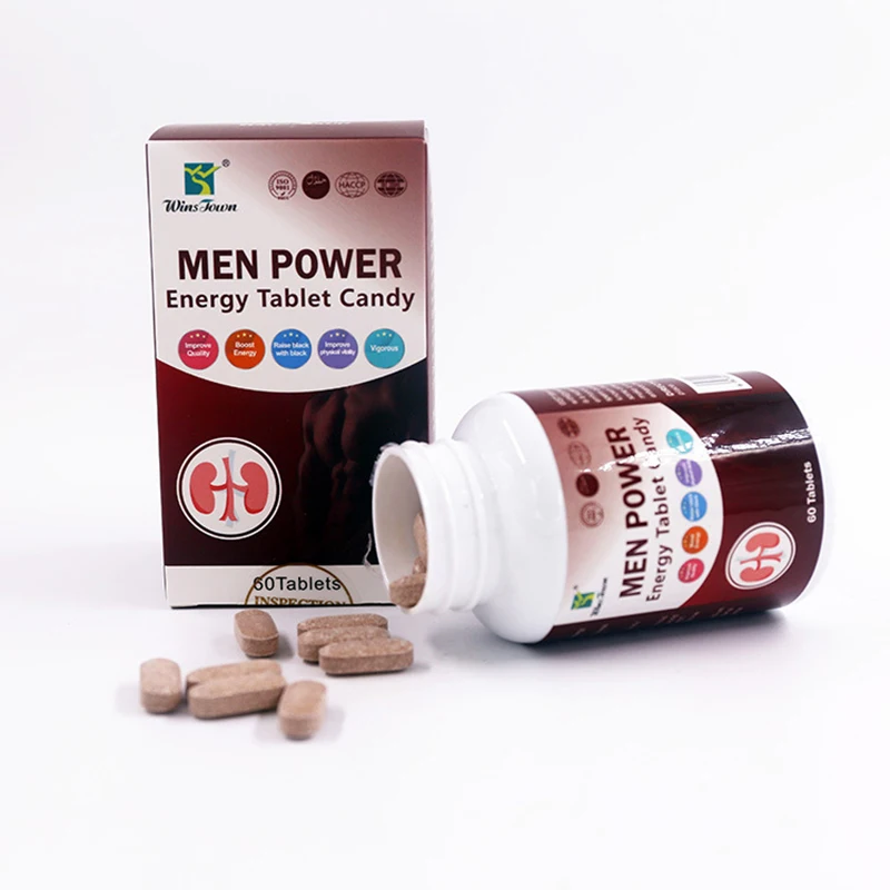 

60 Pills men's energy tablets enhance physical strength relieve fatigue stress promote blood circulation men's health food