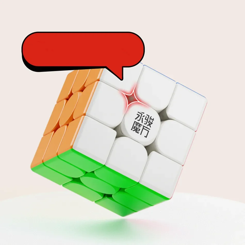 Фото [JudyCube] YJ Новый YuPo/YuLong/YuSu II Магнитный 2x2 3x3 4x4 Скоростной куб без наклеек YongJun Magic Cube Puzzle Cubo Magico №3