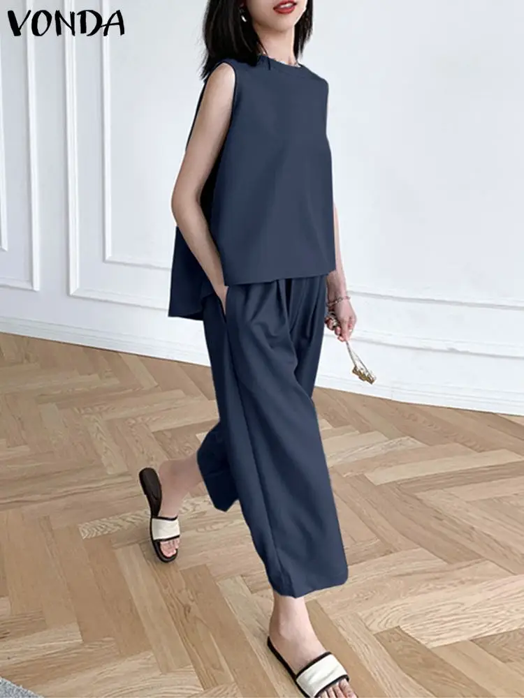 

Женский Брючный комплект, модель 2022 года, Модный женский повседневный комплект, брюки с широкими штанинами, женские брюки