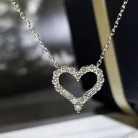 exquisite love necklace japanese and korean short clavicle chain simple high quality jewelry collar decorative necklace women