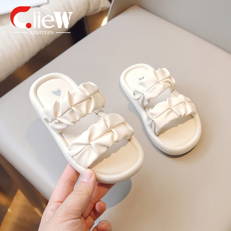 

Size 26-36 Girls Slippers Good-looking Girls Casual Shoes Flat Heel Toddler Girl Shoe Lightweight Kid Casual Shoes zapatos niña