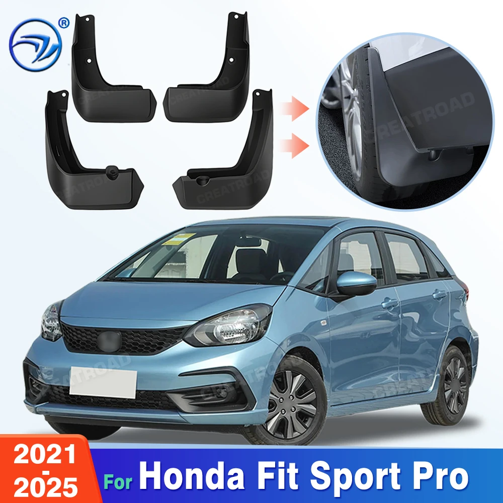 Фото Для Honda Fit Sport Pro 2021-2025: Брызговики, защита от грязи, автомобильные аксессуары №2
