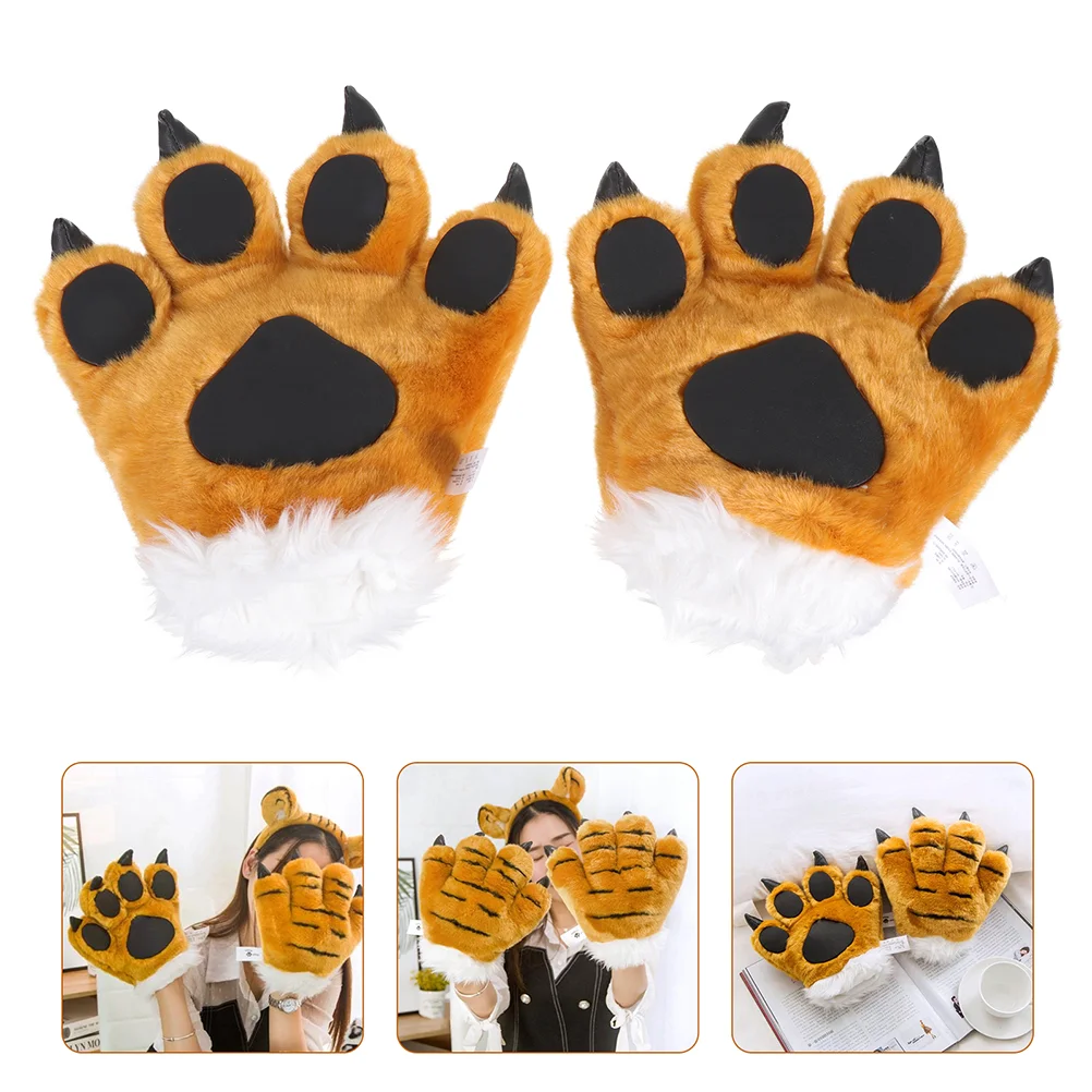 

1 Set Costume Props Fluffy Claw Headband Tail