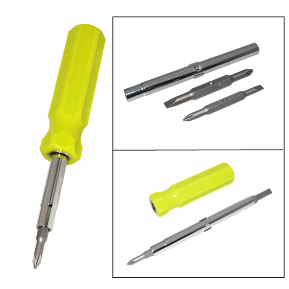 

Multi-function Slotted/Cross Screwdriver Kit Replaceable Screwdriver Repair Tool 75*8mm / 65*6.35mm Screwdriver Bits Set