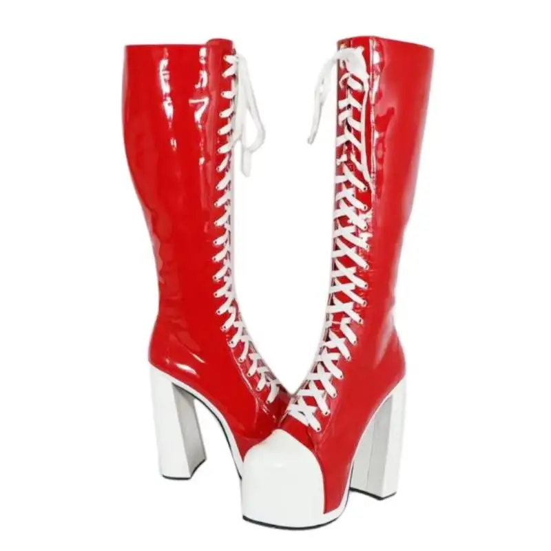 SHOFOO обувь Модные женские ботинки на высоком каблуке. Высота каблука около 15 см.