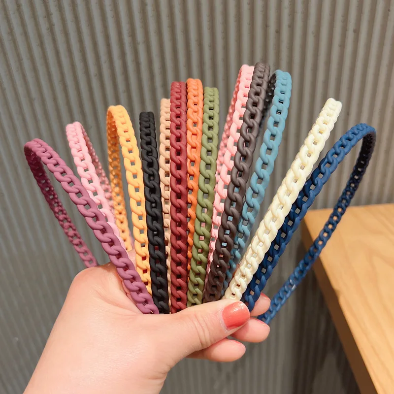 

Children's Headband Simple Braid Hair Hoop with Teeth Non-Slip Hairbands Headwear Adult Fashion Face Washing Headdress