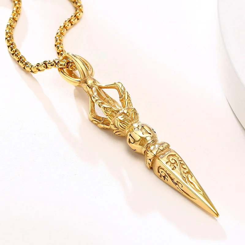 

Ожерелье мужское из нержавеющей стали в стиле панк-рок