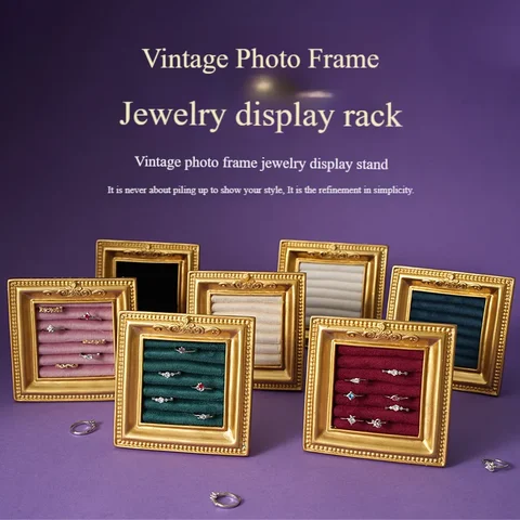 Ретро стойка для колец и сережек