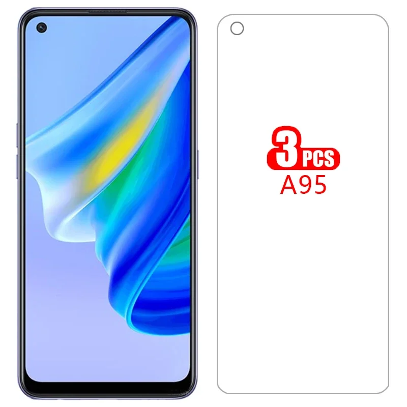 чехол для oppo a95 5g защитная пленка экрана закаленное стекло на oppoa95 95a 6 43 защитный
