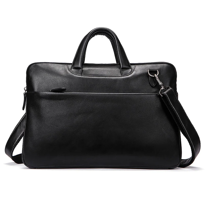 High Quality Men Briefcases Bag Business Men's Laptop Bag Genuine Leather Briefcase Men Leather Briefcases Male Bolso Hombre New