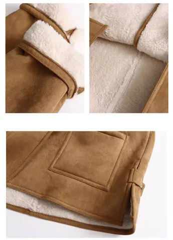 Женская зимняя шерстяная куртка Sherhure