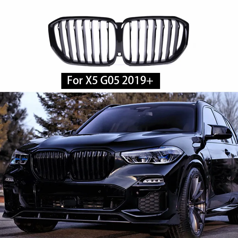 

На передний бампер для автомобильного стайлинга Racing решетка для BMW New X5 G05 & X5M F95 2019 -- 2022