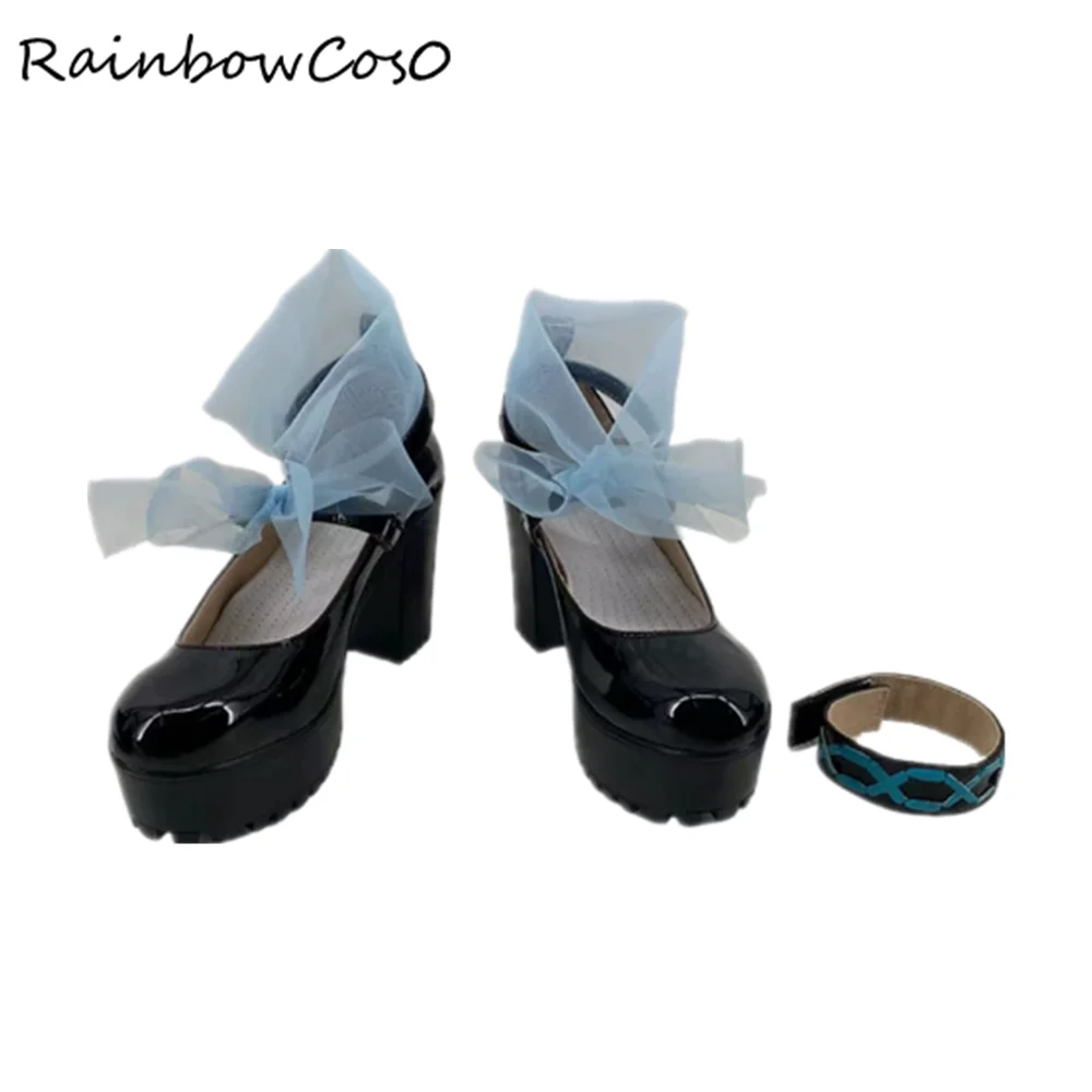 Обувь для косплея рыцарей Eyjafjalla the hамка Арви сапоги игры аниме Хэллоуин RainbowCos0 W4292