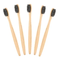 521 pcs natural pure bamboo toothbrush portable soft hair tooth brush eco friendly brushes oral cleaning care tools