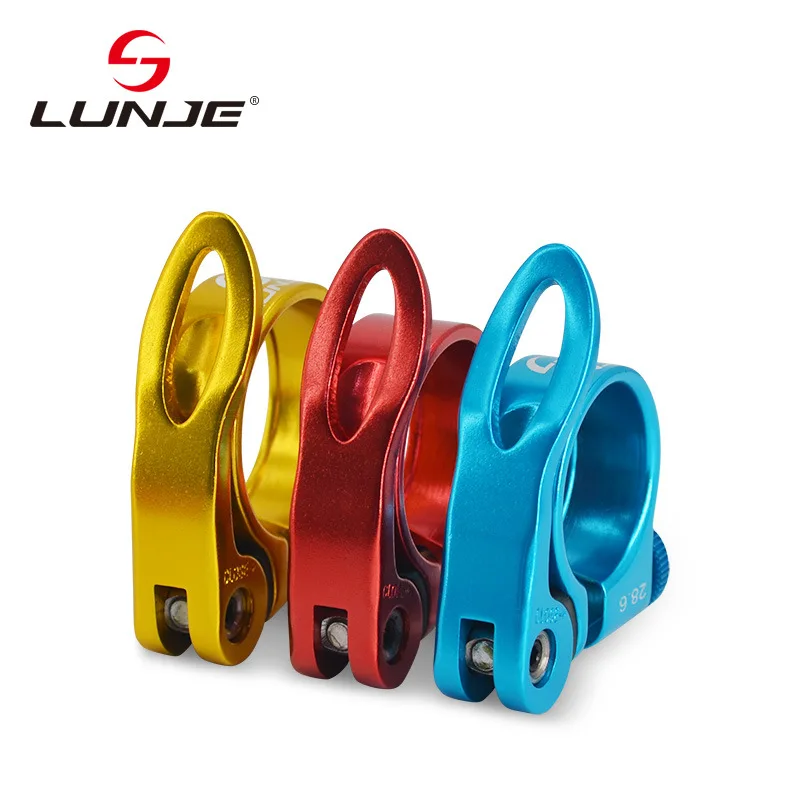 Алюминиевый Сверхлегкий зажим для подседельного штыря LUNJE 28 6 мм 31 8 34 9