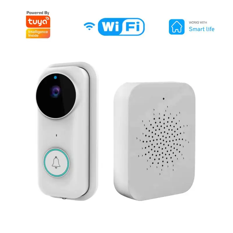 

Звонок дверной умный Tuya с Wi-Fi, 5 В, 2 А, высокое разрешение