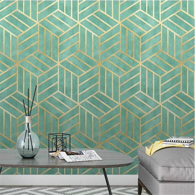 

Peel and Stick Wallpaper Modern Geometric Contact Paper Removable Wallpaper Peel and Stick Decorative Self Adhesive Wall Sticker
