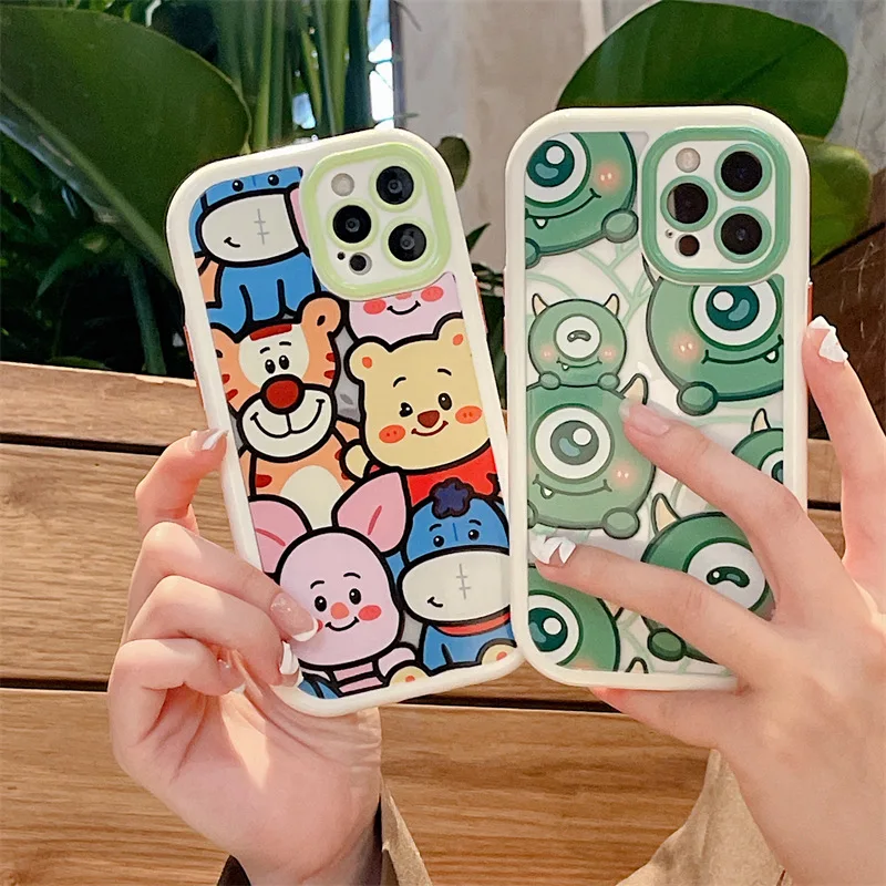

Cartoon Animals Alien Graffiti Phone Case Cover for IPhone 14 Plus 11 12 13 14 Pro X XR XS Max Shockproof Case for IPhone 14