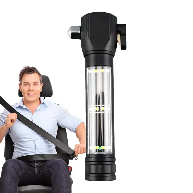 

Multi-Function Car Safety Hammer Seat Belt Cutter And Car Window Breaker Emergency Car Tools And Accessories