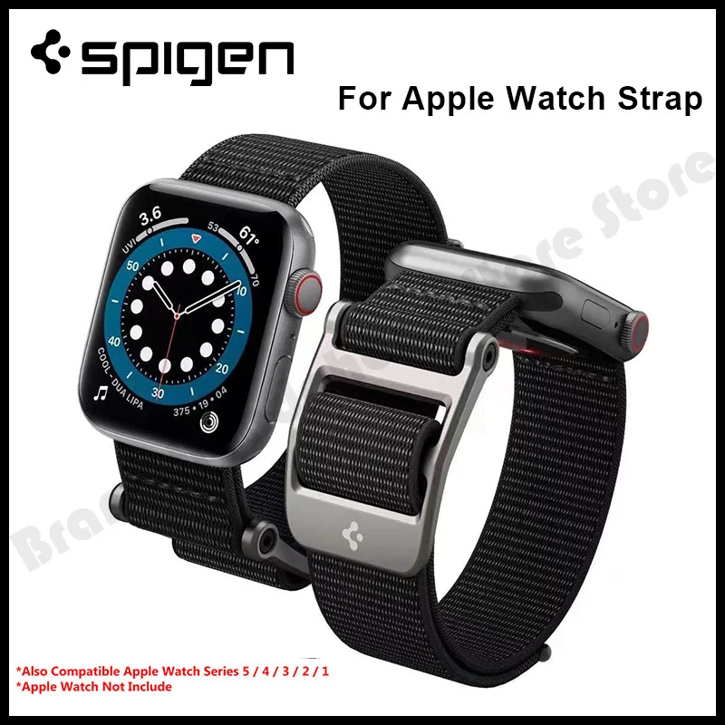 

Spigen DuraPro Flex Apple Watch Band Nylon Adjustable Band Strap for Apple Watch Ultra 49mm Series 8/7 45mm SE2/6/SE/5/4/3 44mm