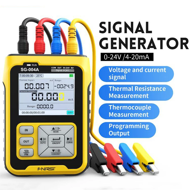 

SG-004 Multifunctional Signal Generator 4-20ma Analog Current Voltage Thermocouple Resistance Process Calibrator