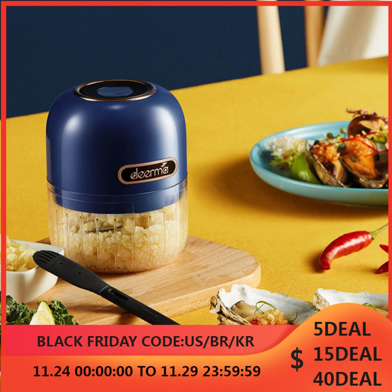 

Wireless Meat Chopper 28000 RPM High Speed Seasoning Cutter Powerful Baby Food Grinder Handheld Rechargeable Food Mixer 150ML