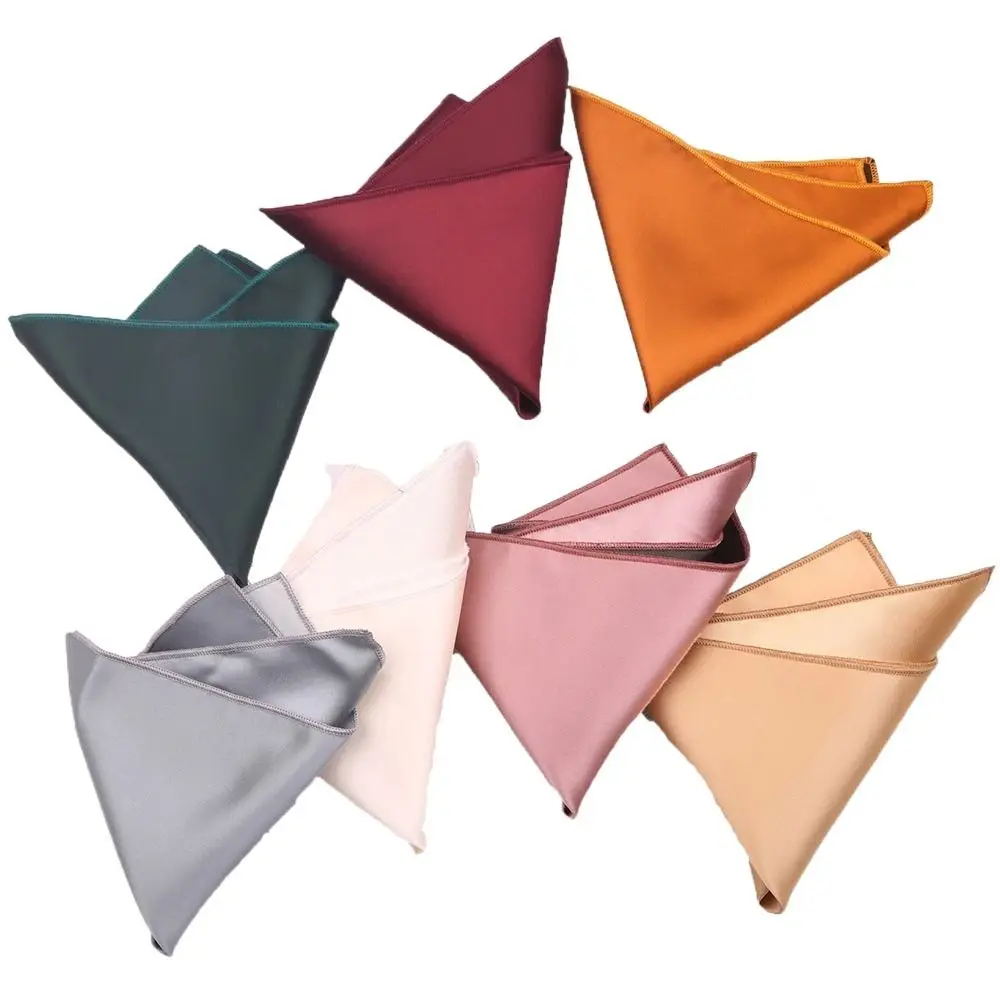 

Solid Color For Male Wedding Birthday For Female Korean Pocket Hanky Pocket Towels Men Handkerchief Suit Accessories