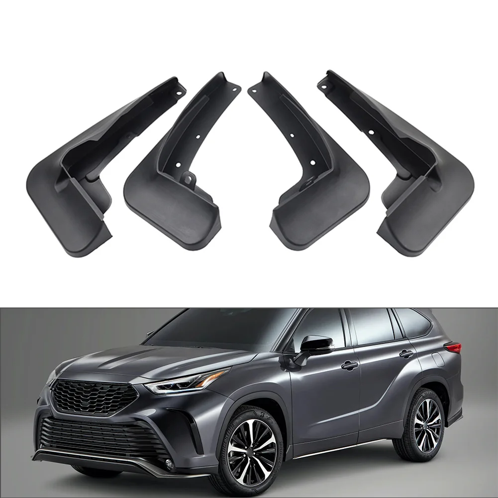 4 шт. брызговики для колес PP + TPO Toyota Highlander 2020-2025