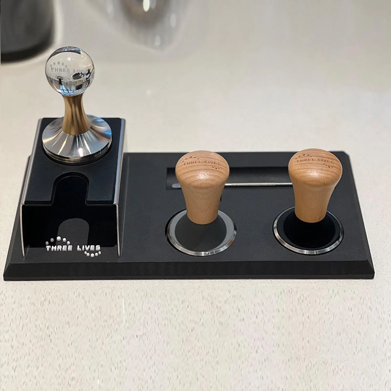 

Maker Accessory Adjustable PVC Holder Pad Espresso Tamper Stand for Coffee