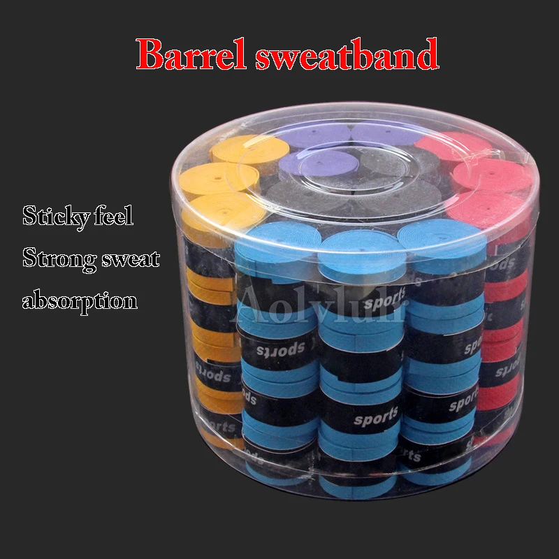 

10 шт., Нескользящая дышащая повязка на руль для тенниса