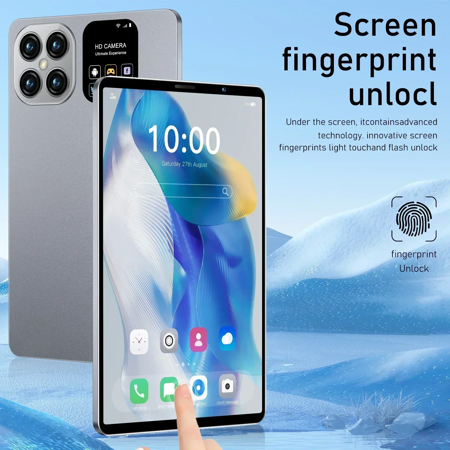 Оригинальный планшетный ПК S26 Android13 11 дюймов HD 16 + 1 ТБ Snapdragon888 Pad Разблокированная