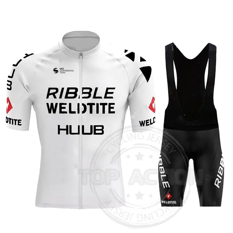 

HUUB Team 2022 Black White Cycling Clothing Jersey Set Mens Summer Road Bike Shirts Bicycle Bib Shorts MTB Wear Maillot Culotte