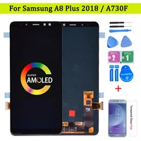 super amoled for samsung galaxy a8 plus a730 a730f lcd display touch screen digitizer assembly for galaxy a8 2018 duos