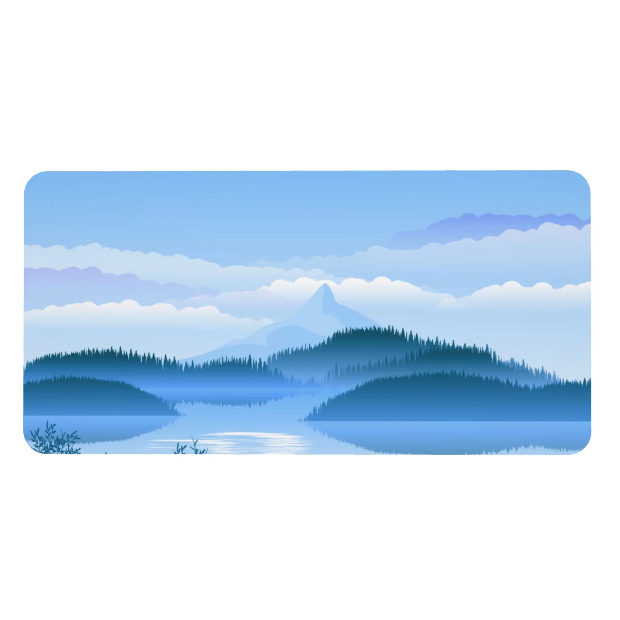 

Art Table Mats Personalized Print Fabric Mouse Pad Office Desk Pad Mouse Mat Black Big Mousepad Rubber Mat for Computer Table