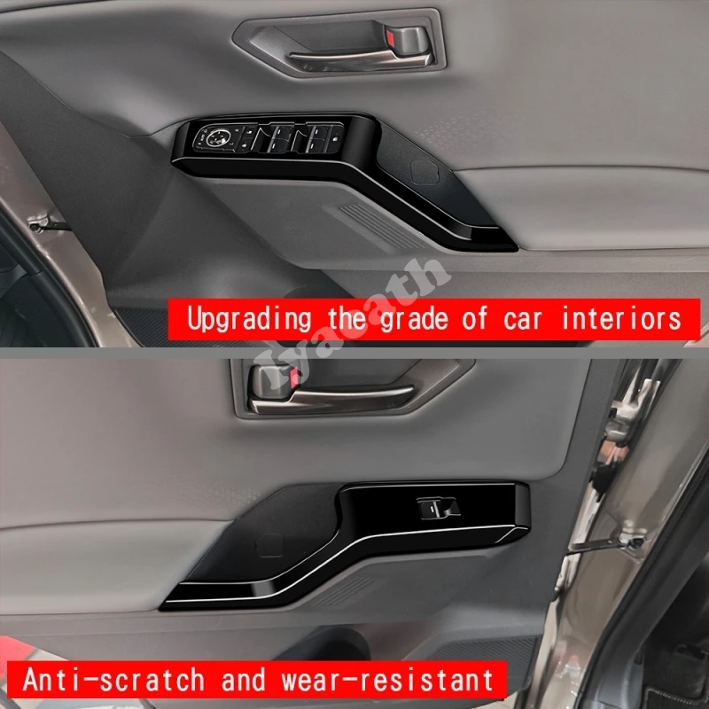 Фото Панель управления стеклоподъемниками и подлокотником для Toyota RAV4 2026-2027 (левый/правый руль), аксессуары для интерьера автомобиля №3
