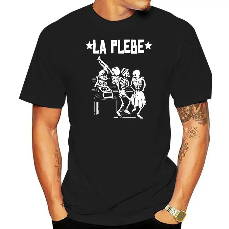 

la plebe ska skulls day of the death T Shirt Gift Print T-shirt Hip Hop T Shirt NEW ARRIVAL