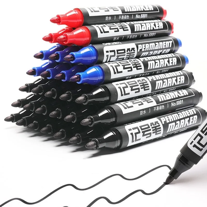 Водонепроницаемый перманентный маркер Deli 1 5 мм линия записи школьные