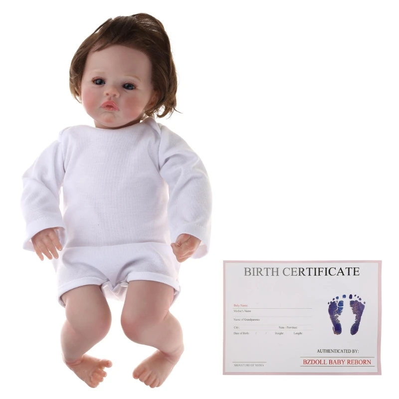 

Rooted Hair Baby for Doll Girl Looking Realistic Toddlers Toy DropShipping