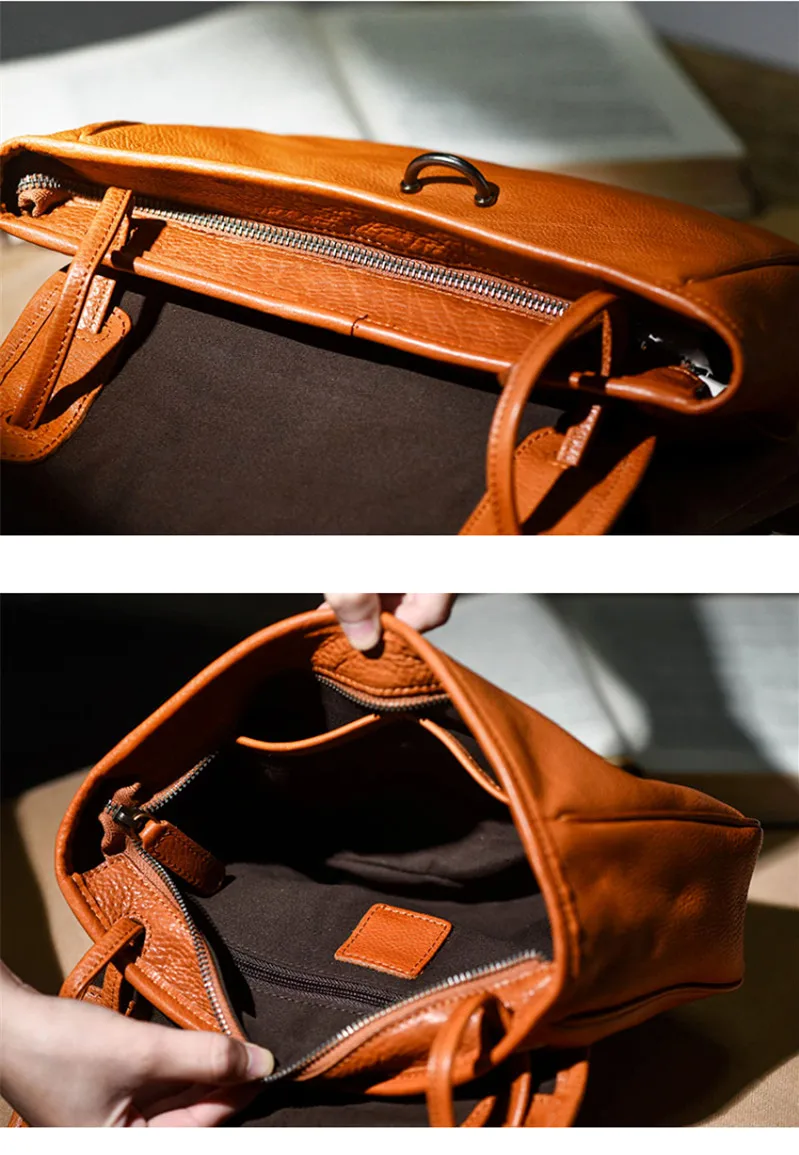 Fashion luxury genuine leather women's handbag outdoor leisure natural soft real cowhide weekend shopping ladies shoulder bag