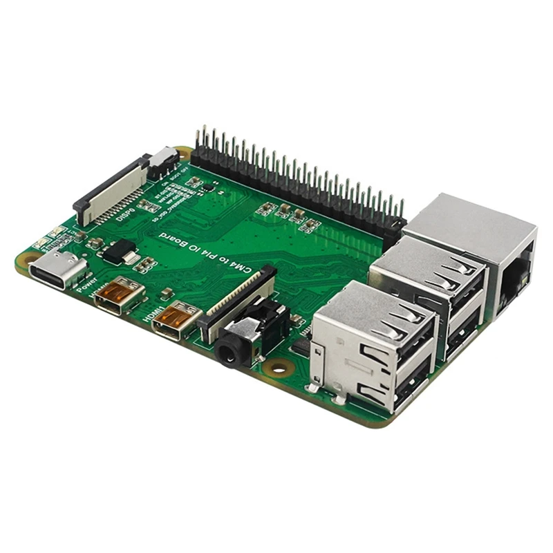 

1 Set Adapter Board Expansion Board For Raspberry Pie CM4 Module To 4B Adapter 4-Way USB2.0 RJ45 Ethernet Port