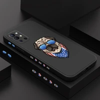 cape dog phone case for oneplus 9r 9rt 9 8t 8 7 7t pro 5g liquid silicone cover