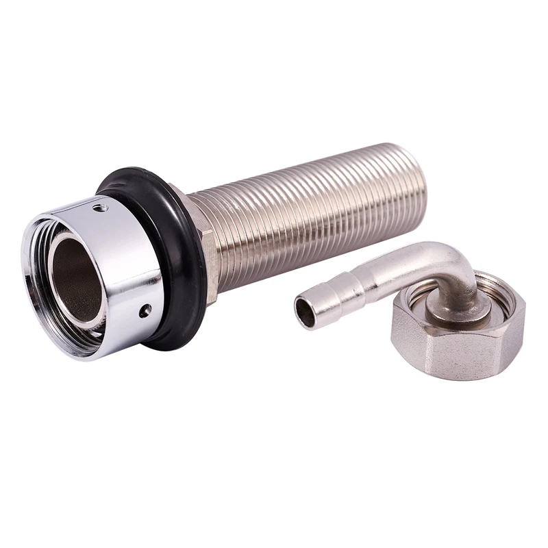 

92.5Mm Stainless Steel Elbow Shank Beer Tap Kegerator Draft Beer Faucet Accessories With Diameter 8Mm For Homebrew Beer Keg