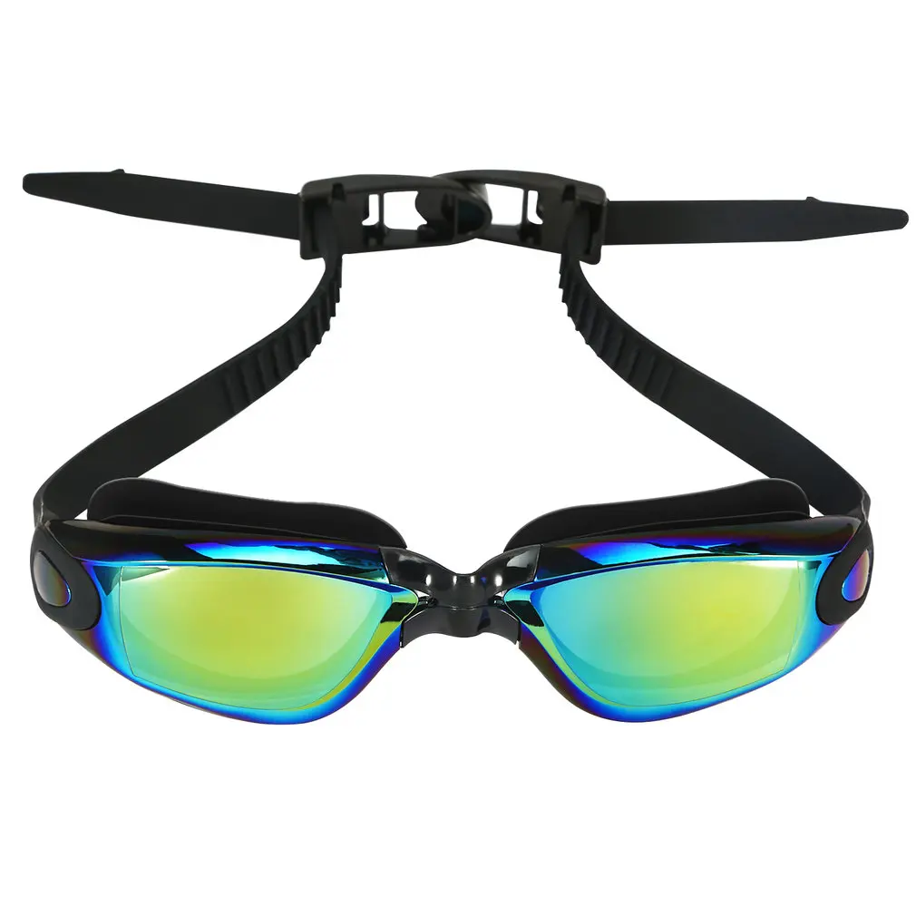 

Unisex Anti Fog UV Protection Triathlon Swim Swimming Goggles No Leaking with Free Protection Case for Adult Child