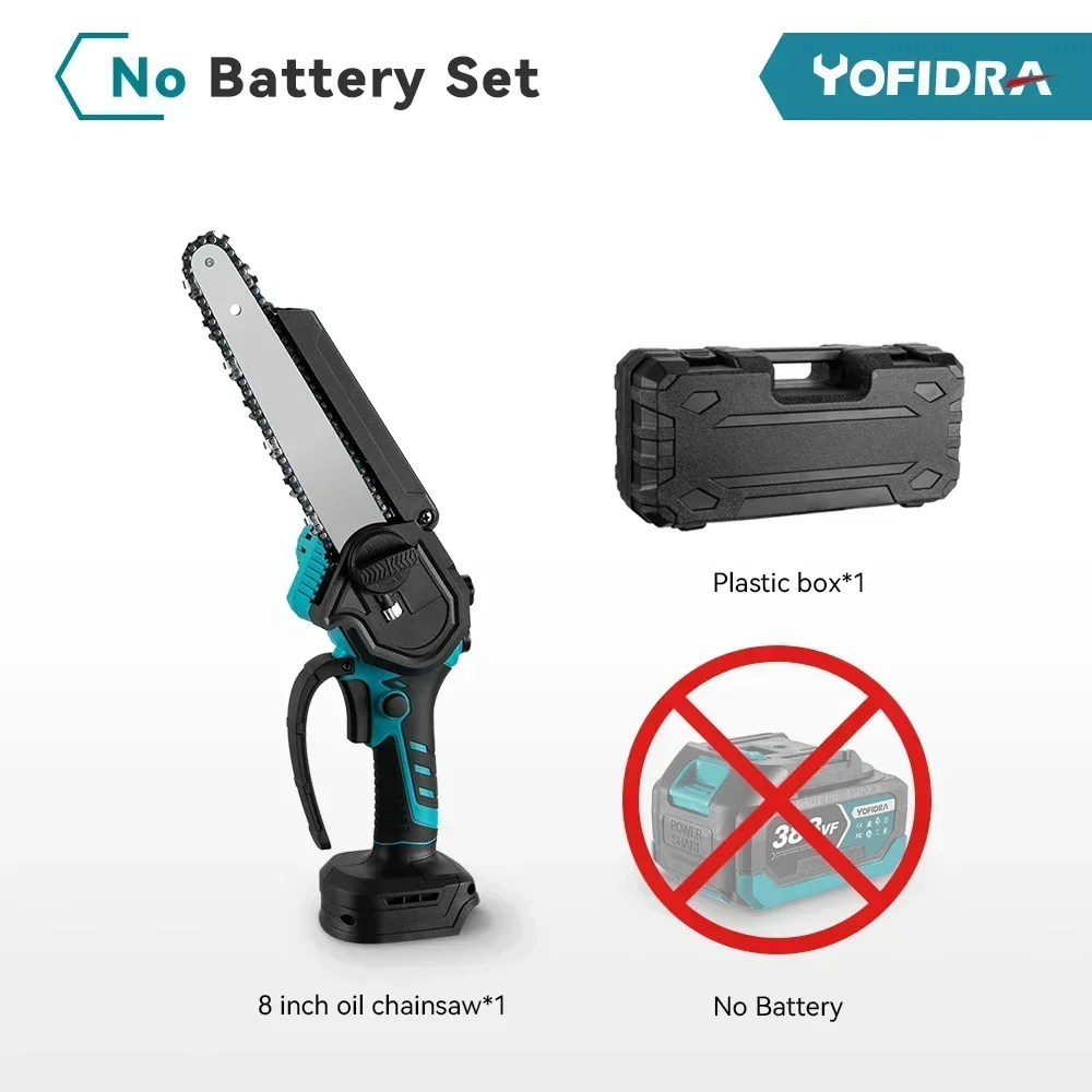 

Yofidra 8-дюймовая бесщеточная аккумуляторная электропила для Makita 18 В