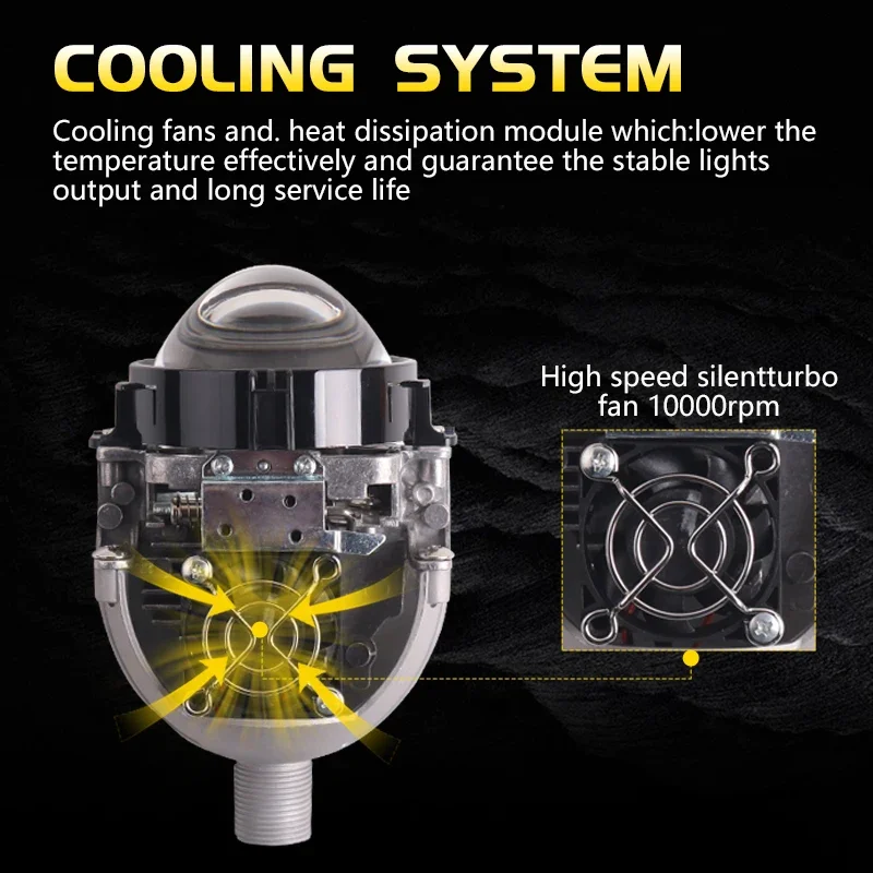 Лампа LKA для фар 3 дюйма 24 В 90 Вт 5500K 4300K
