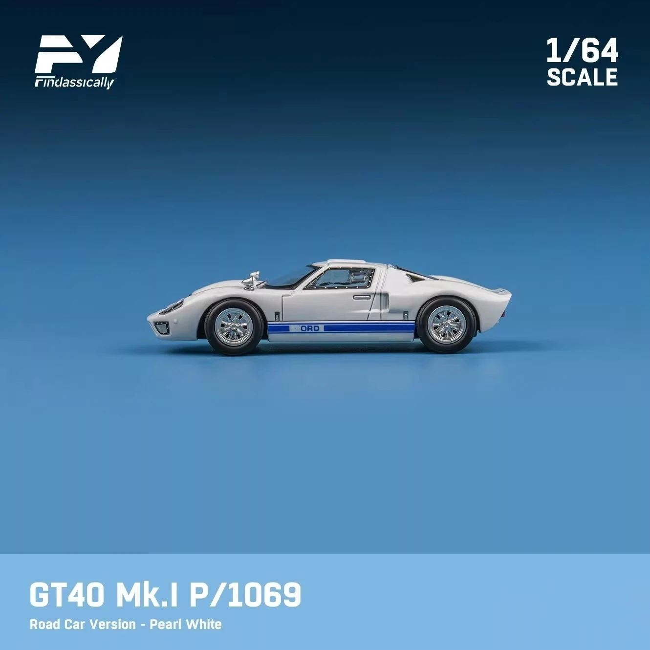 Фото Готовые акции Findclassically FY 1/64 GT40 MK I Коллекция Подарочная масштабная модель автомобиля №1