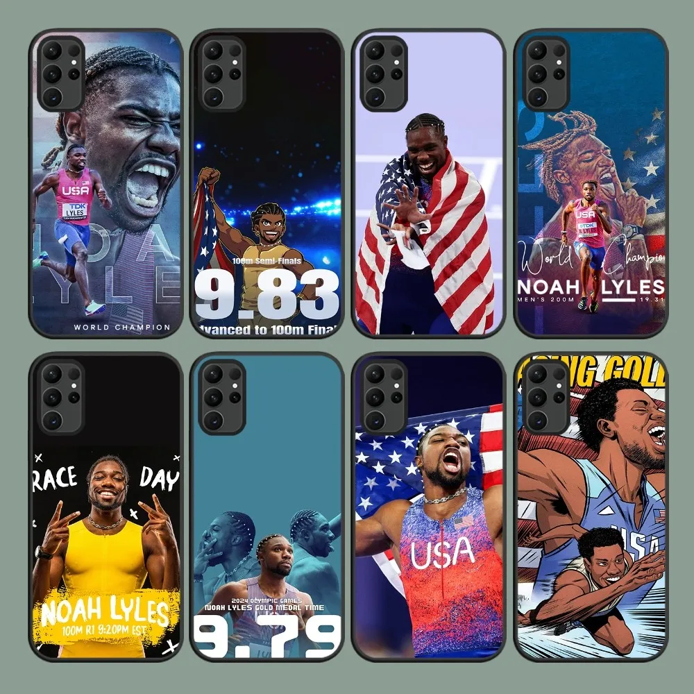 Чехол для телефона лёгкий Ноя L-Lyles 979 Samsung Galaxy S24 S22 S23 S30 Note 20 10 Plus Lite FE ULTRA